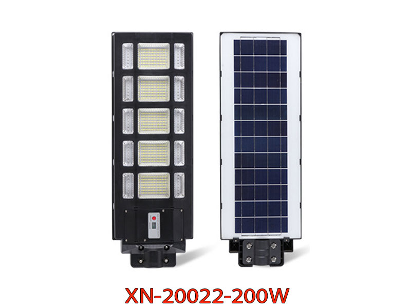 Đèn đường năng lượng mặt trời tấm pin liền thể Xenon XN20022 - 200W giá rẻ siêu sáng
